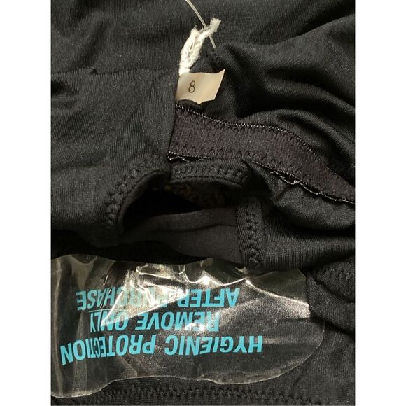 New. Seafolly black strappy swimsuit. US Size 8. Retails $149 - Picture 11 of 12